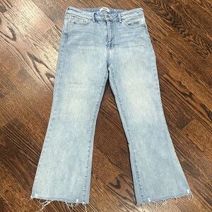 Just Black Denim Light Wash Flare Jeans, Size 29 (225)